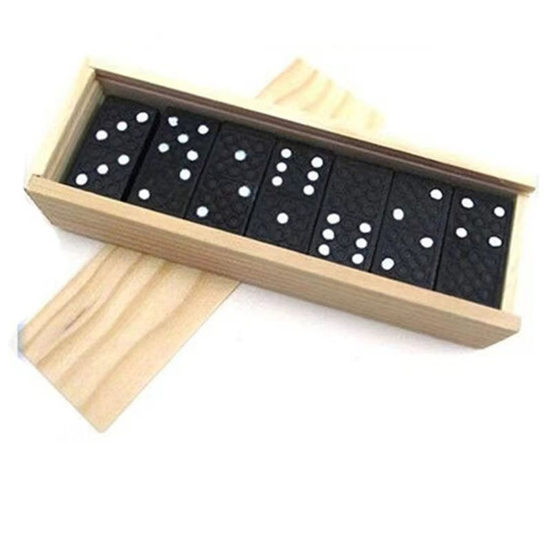 28pcs/Set Wooden Domino Board  - огляд і ціна Outdoor Adventure Game