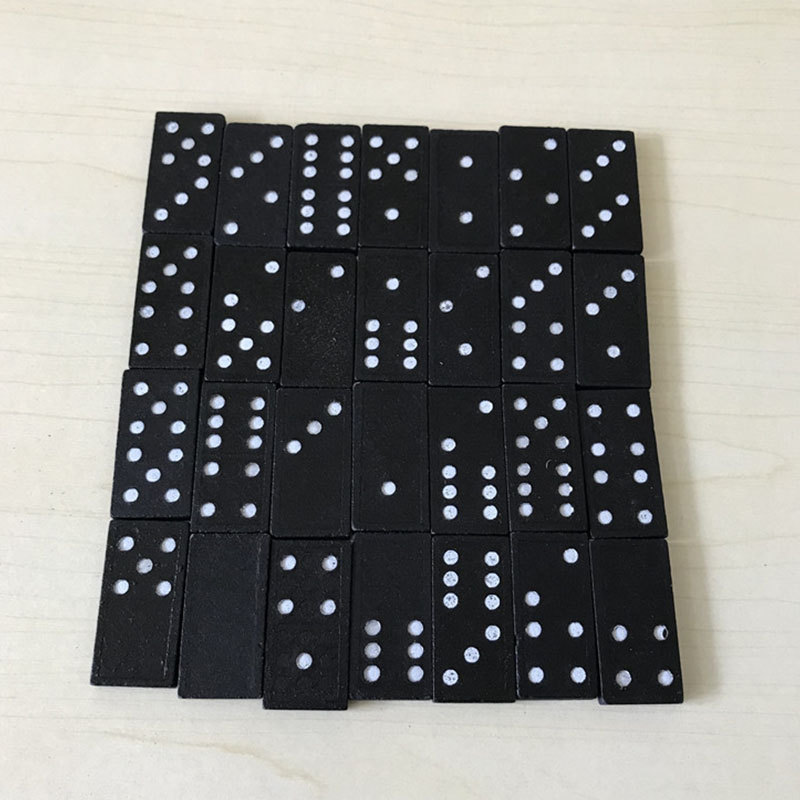 28pcs/Set Wooden Domino Board  - огляд і ціна Outdoor Adventure Game