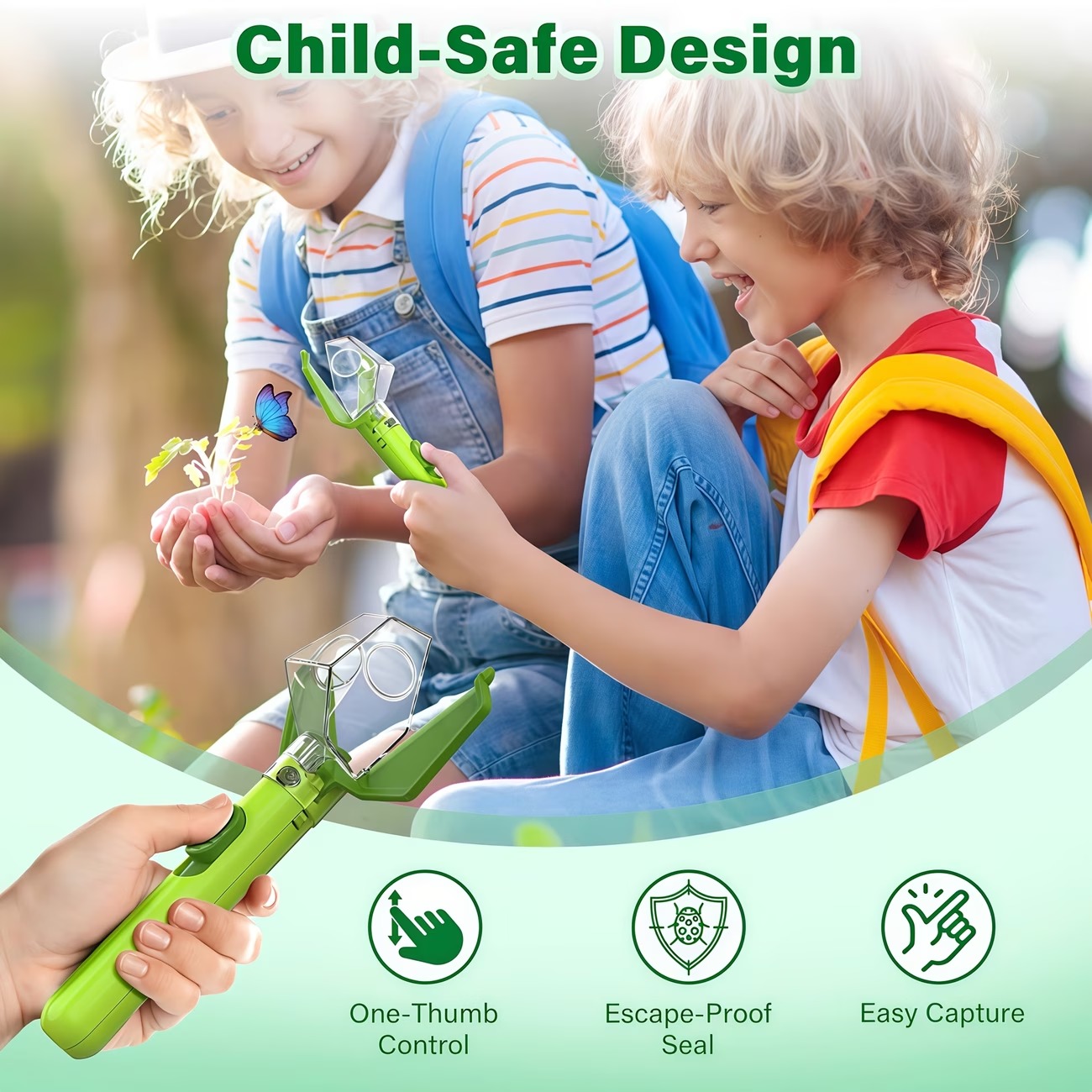 Handheld Insect Catcher with 6 - огляд і ціна Outdoor Adventure Learning