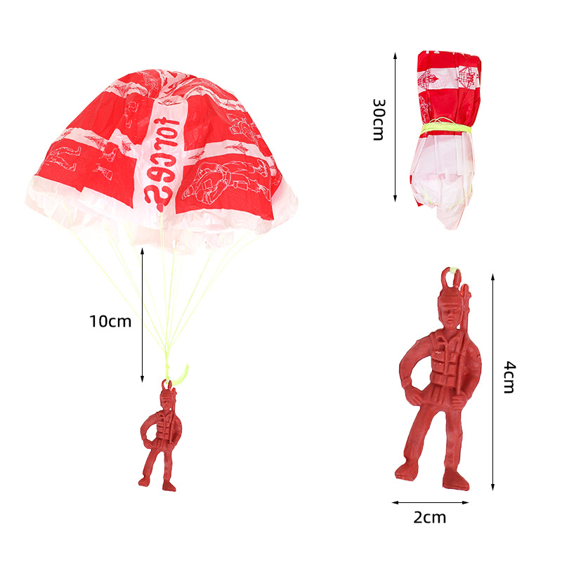 10pcs Plastic Ejecting Parachu - огляд і ціна Outdoor Adventure Game