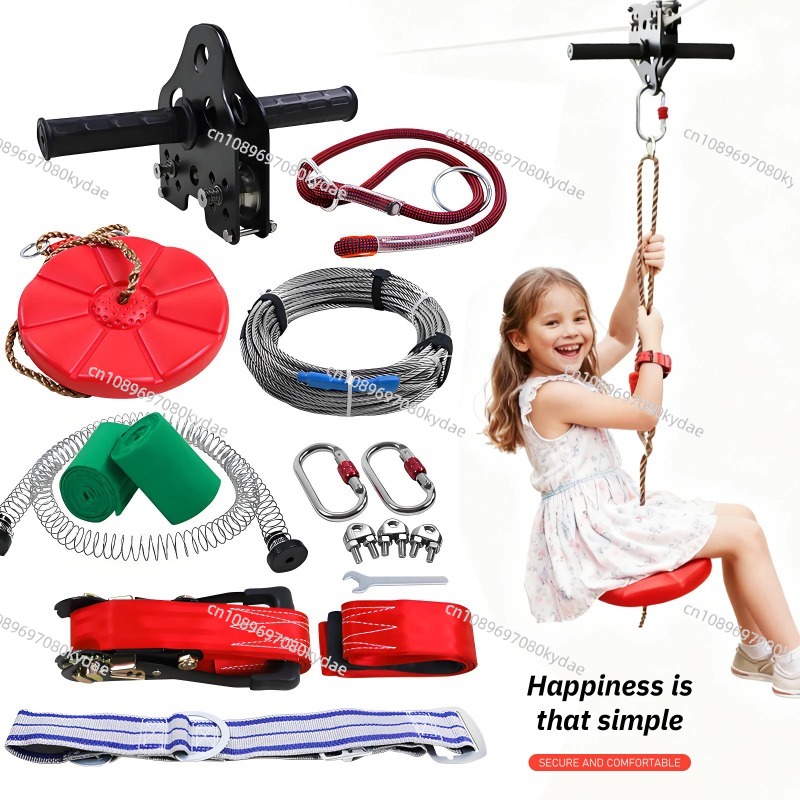 Kids Zip Line Kit Backyard Out - огляд і ціна Outdoor Adventure Activities For Kids