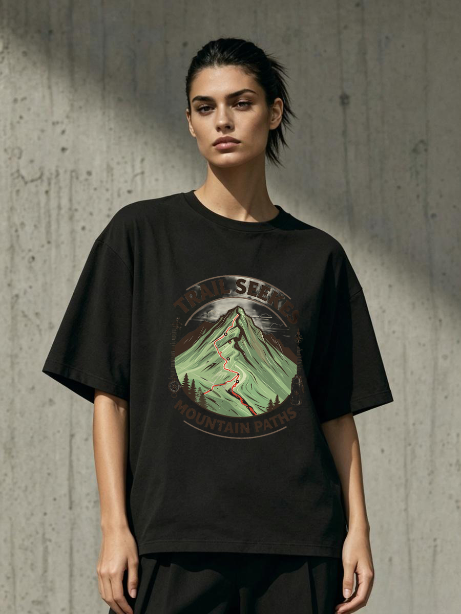 T Shirts Autumn Integration En - огляд і ціна Outdoor Adventure Logo