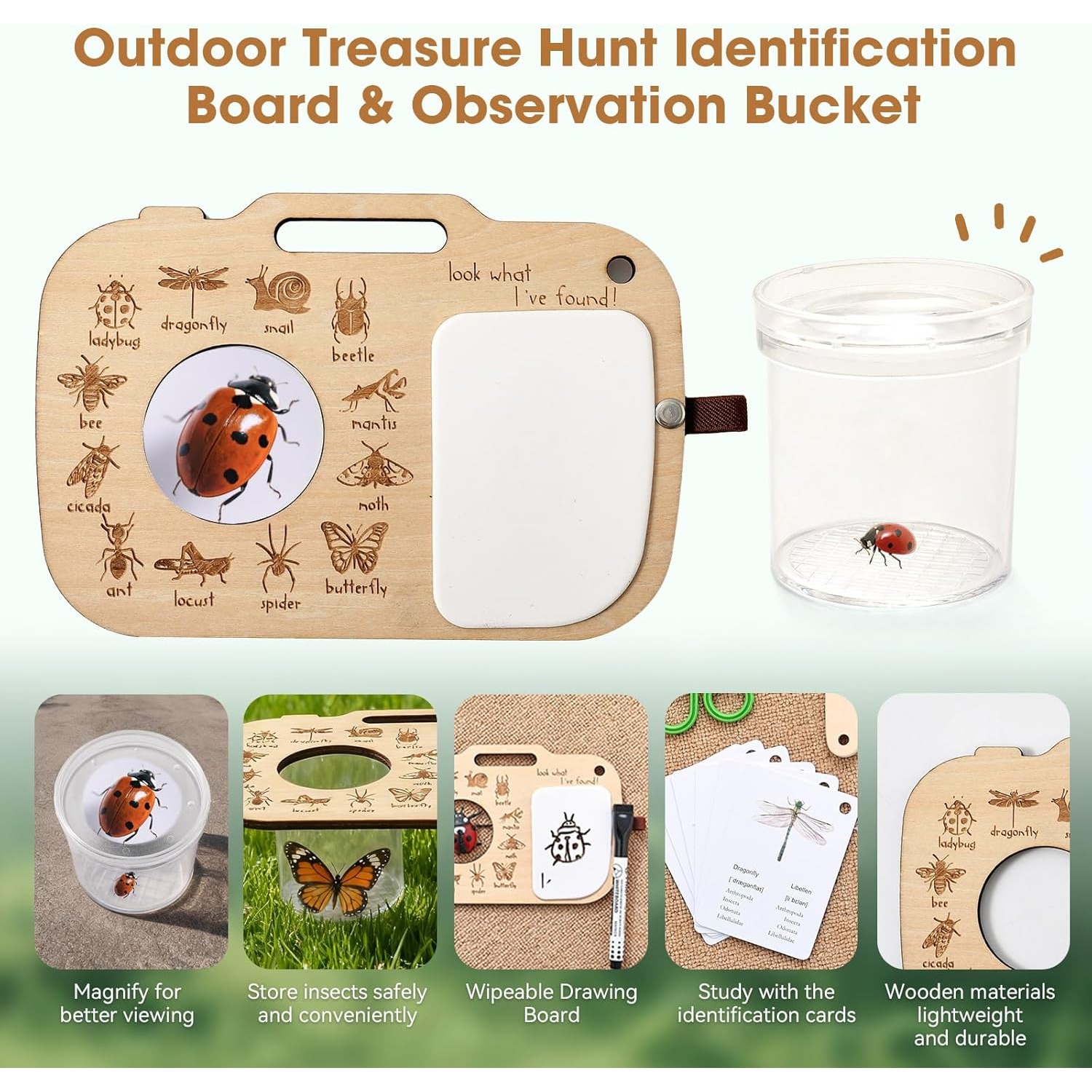 Bug Catcher Kit for Kids with  - огляд і ціна Outdoor Adventure Learning